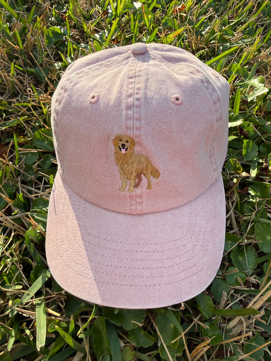 Retriever Baseball Hat (Pink)