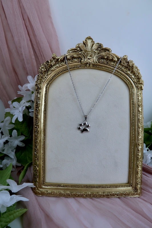 Purrfect Touch Necklace (Silver)