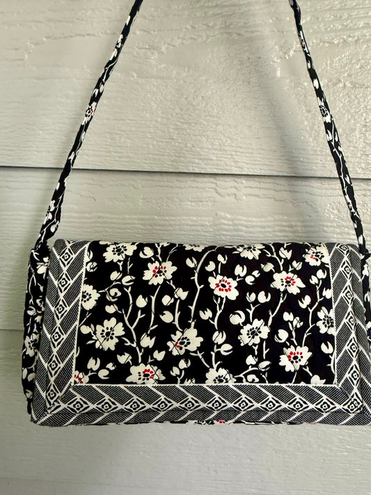 Noir Floral Sling Bag