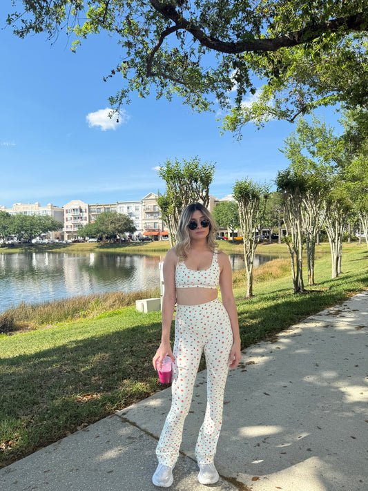 Berry Babe Flare Leggings