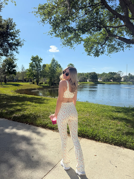 Berry Babe Flare Leggings