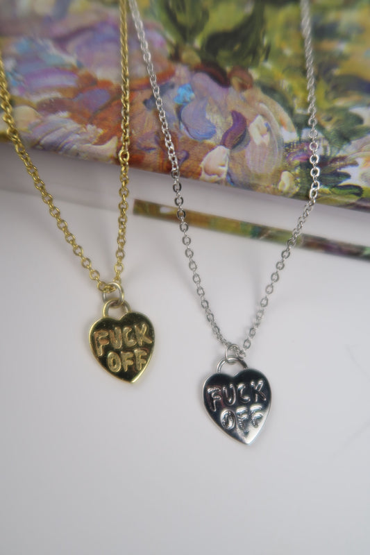 Barely Censored Necklace (Silver)