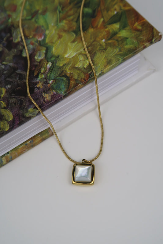 Golden Square Pendant