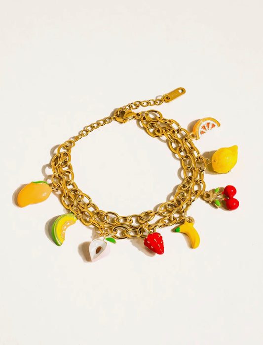 Fruity Charm Bracelet