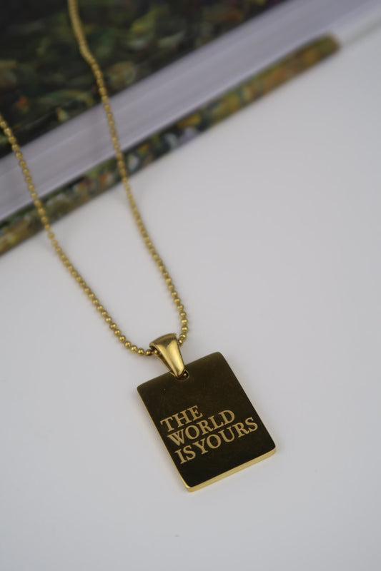 The World Is Yours Necklace
