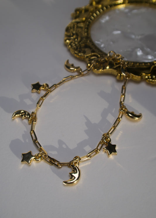 Starry Night Charm Bracelet