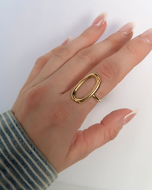 Signature Link Ring – Gold