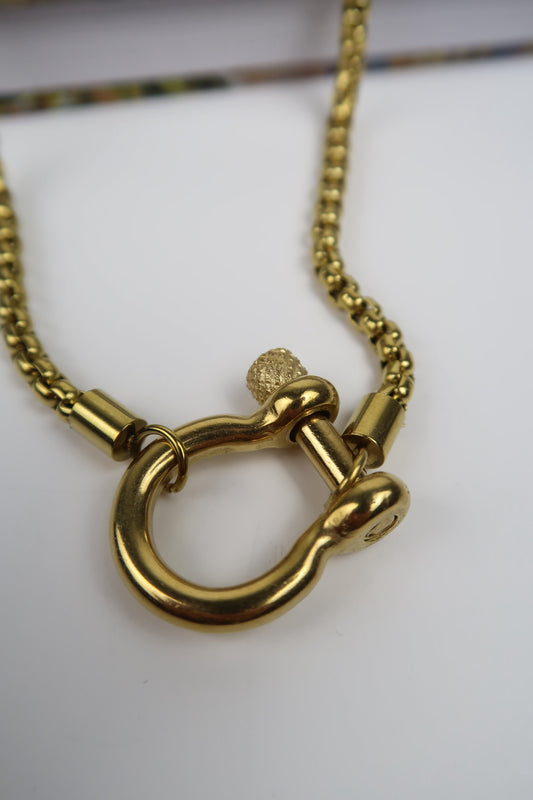 Belmont Chain Necklace (Gold)