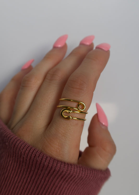 Safety In Me Ring (Gold)