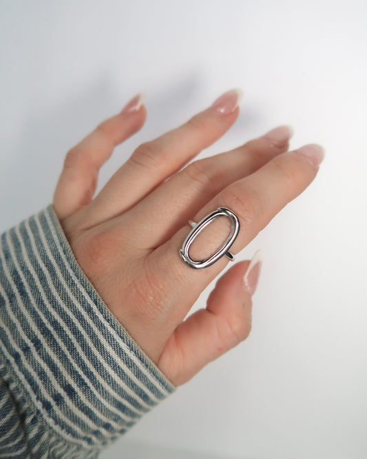 Signature Link Ring (Silver)