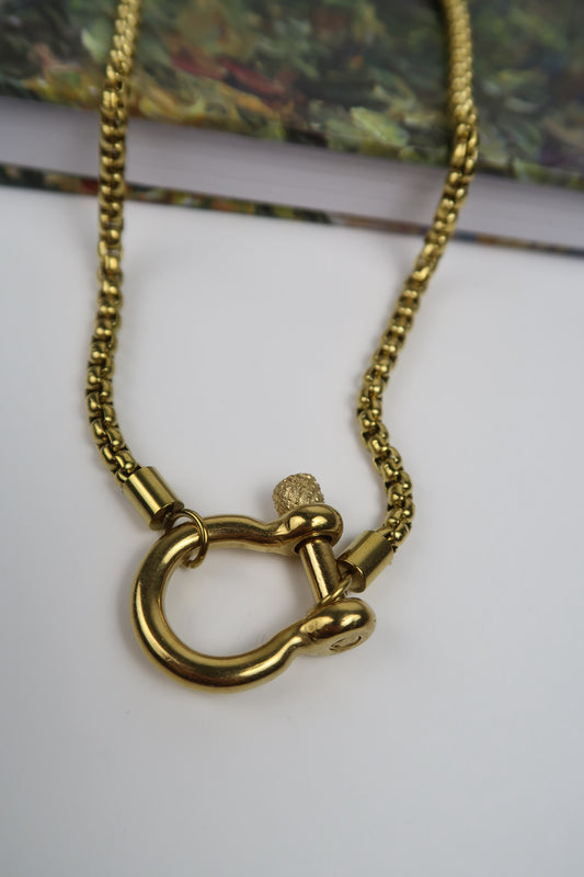 Belmont Chain Necklace (Gold)