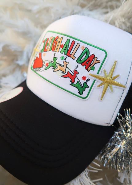 Sleigh All Day Trucker Hat