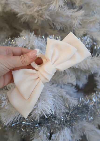 Holiday Bow Hair Clip