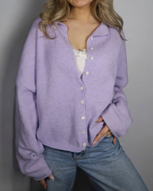 Adore Me Cardigan (Lavender)