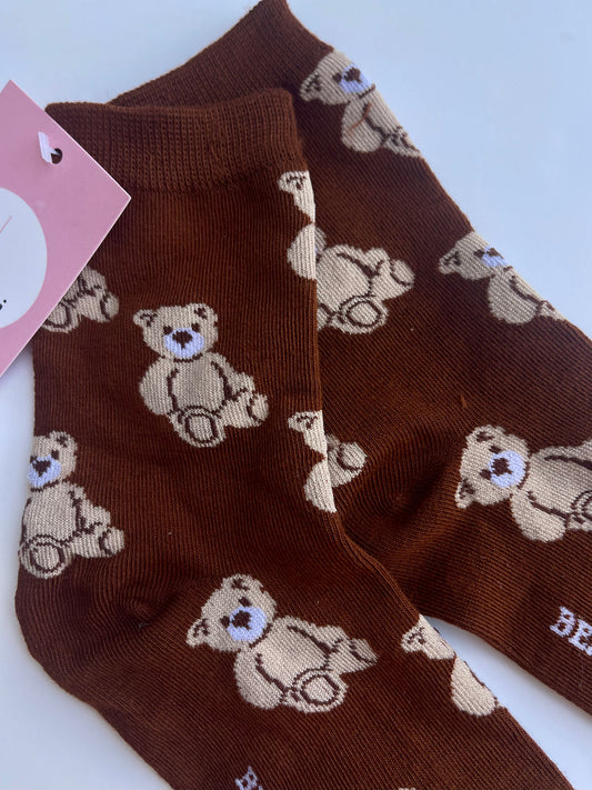 Cocoa Bear Socks