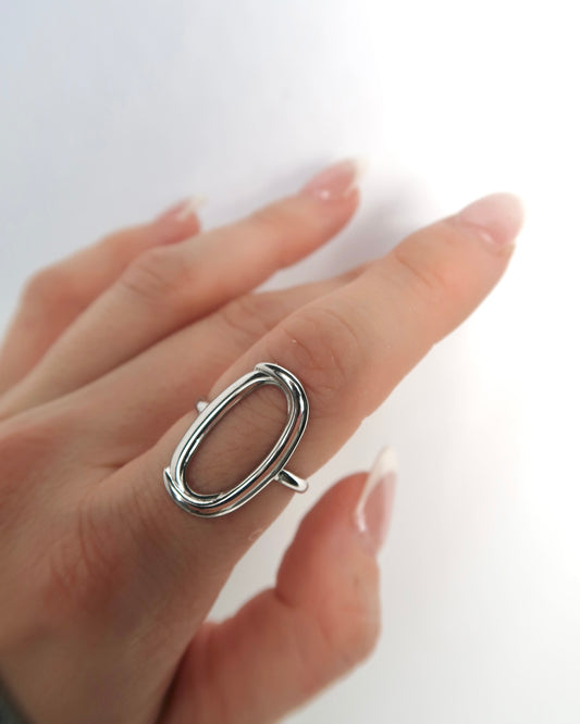 Signature Link Ring (Silver)