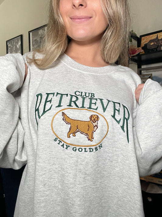 Retriever Cozy Club Crewneck