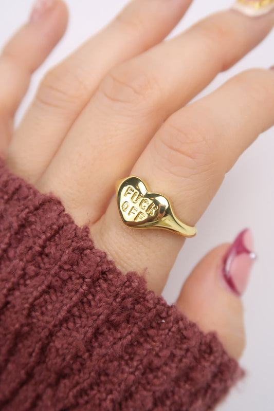 Barely Censored Heart Ring