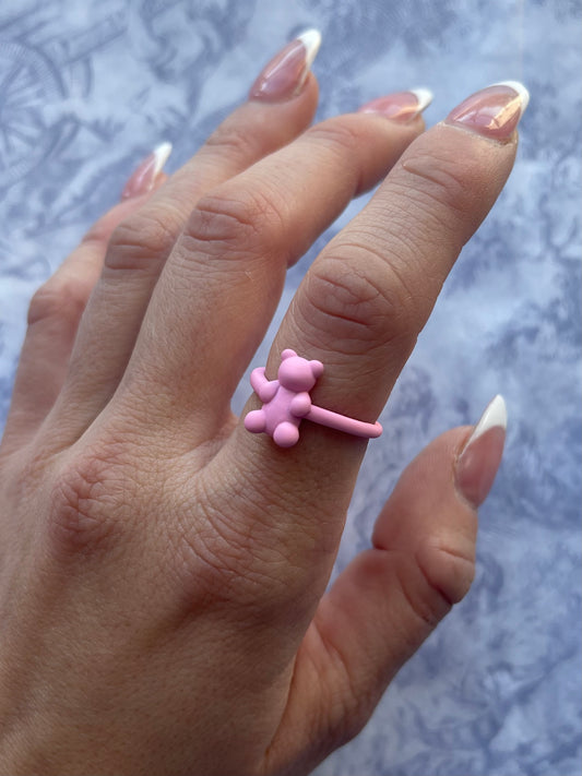 Gummy Bear Ring (Pink)