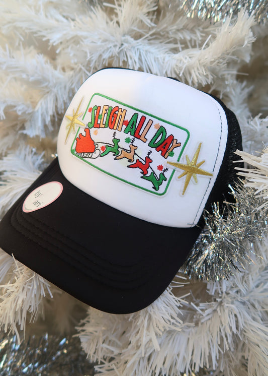 Sleigh All Day Trucker Hat