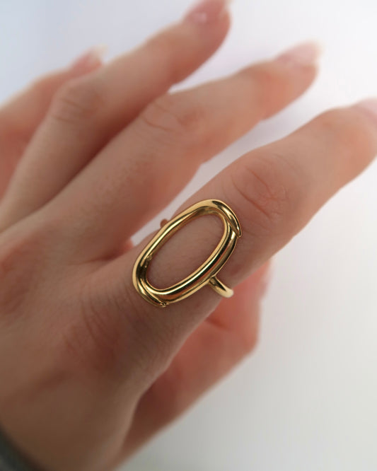 Signature Link Ring – Gold