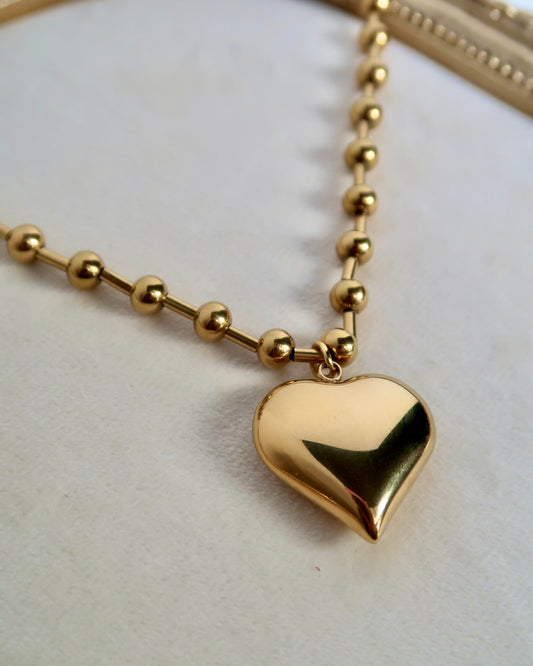 Golden Heart Necklace