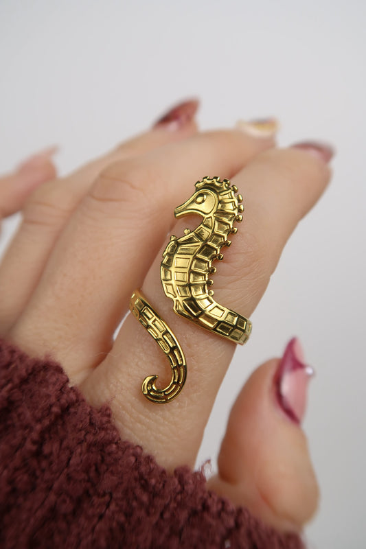 Seahorse Wrap Ring