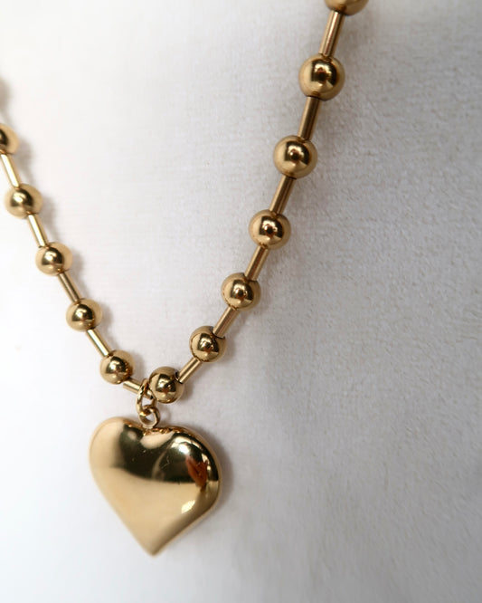 Golden Heart Necklace