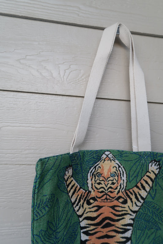 Lush Tiger Lounge Tote Bag