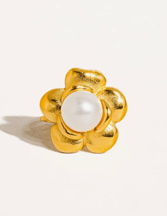 Flower Power Pearl Ring