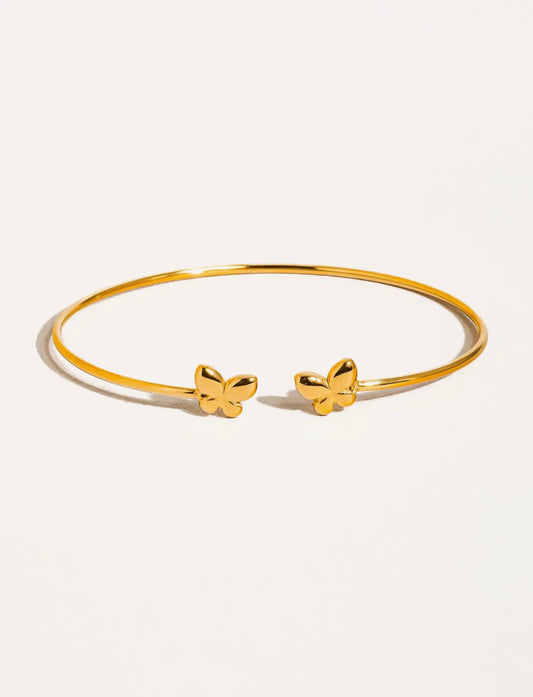 Poppy Butterfly Bangle