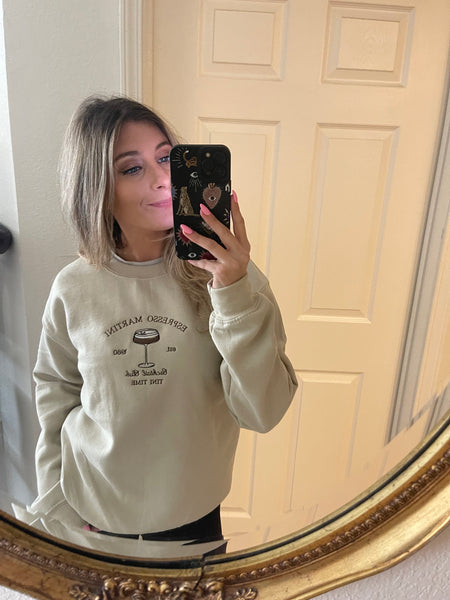 Tini Time Espresso Martini Crewneck