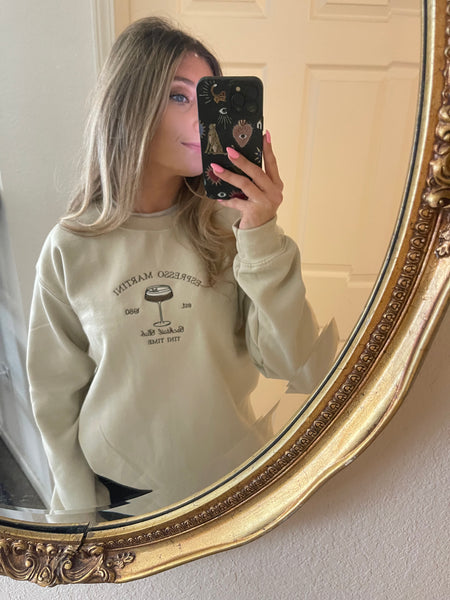 Tini Time Espresso Martini Crewneck