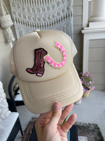 Pink Cowgirl Trucker Hat