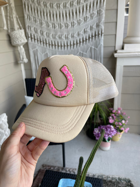 Pink Cowgirl Trucker Hat