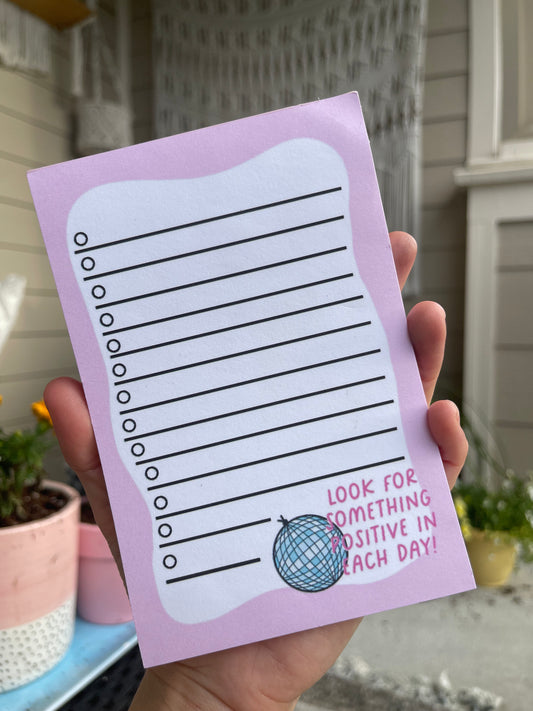 Look For Something Positive Notepad