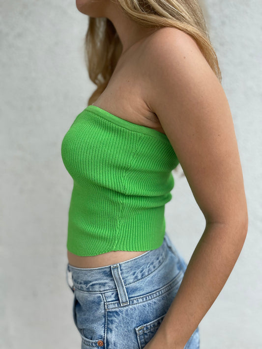 Clara Top - Apple Green