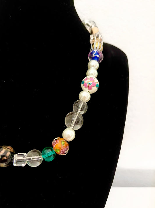 Garden Party Beaded Necklace